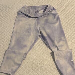 Nike Lavender Tie-Dye Leggings